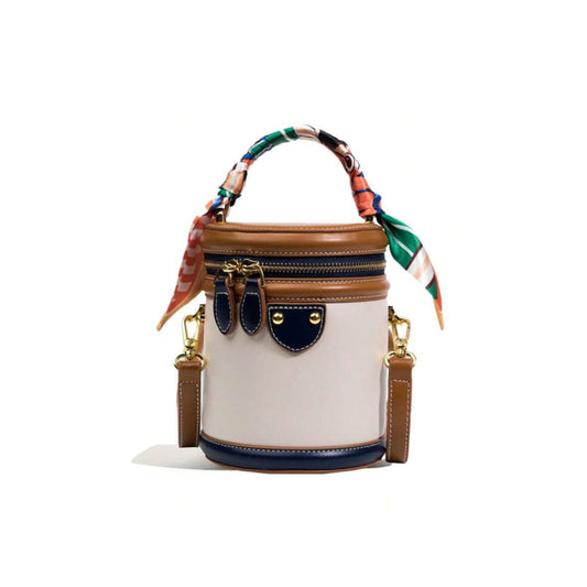 Colorblock Bucket Bag